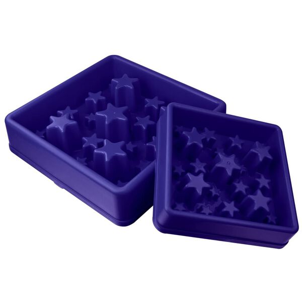 EAT SLOW LE LONGER lēnās baro&scaron;anas bļodiņa Star, zila, S