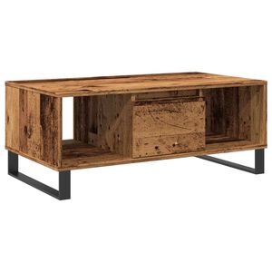 vidaXL kafijas galdiņ&scaron;, veca koka, 90x50x36,5 cm, inženierijas koks