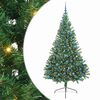 vidaXL Mākslīgais LED Ziemassvētku eglīte su 300 LED Zaļa 240 cm PVC