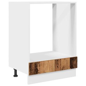 vidaXL Piekarams skapītis ar uzglabā&scaron;anu Vecs koks 60 x 46 x 81,5 cm