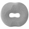 vidaXL Sēdvietas spilvens Gai&scaron;i pelēks 42 x 36,5 x 8 cm Atmiņas putas