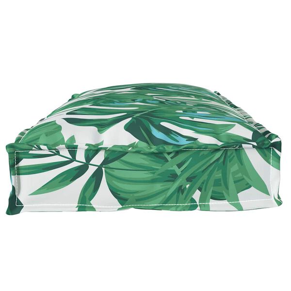 vidaXL Pale&scaron;u spilvens solam Ziedu raksts Lapu raksts 100 x 40 x 8 cm