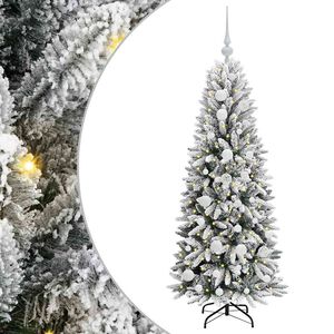 vidaXL Mākslīgā Ziemassvētku eglīte Balts 120 cm