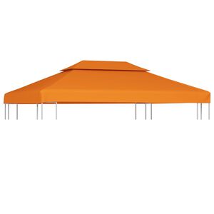 vidaXL nojumes jumta maiņas pārklājs, 3 x 4 m, 310 g/m&sup2;, oranžs