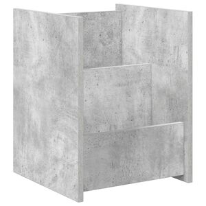 vidaXL Žurnālu statīvs Betona pelēks 35 x 35 x 45 cm Inženierijas koks