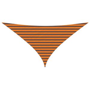vidaXL Saules ēnas buras Oranžs un brūns 3 x 3 x 4,24 m