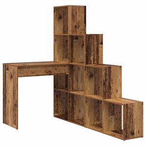 vidaXL Stūra rakstāmgalds Vecs koks 101,5 x 149,5 x 149,5 cm