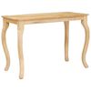vidaXL Kafijas galdiņ&scaron; Brūna 110 x 55 x 77 cm Cieta mango koksne