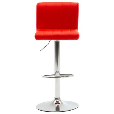 vidaXL bāra krēsls, sarkana mākslīgā āda