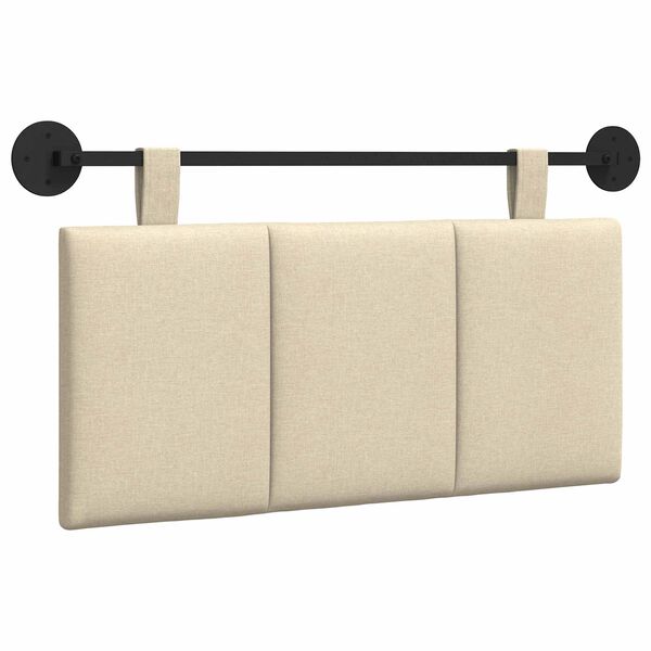 vidaXL Karājo&scaron;s galvgalis Krēmkrāsa 100 x 55 x 5 cm audums