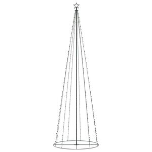 vidaXL Ziemassvētku koks, 330 silti baltas LED lampiņas, 100x300 cm