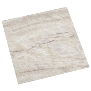 vidaXL Pa&scaron;līmējo&scaron;ie Grīdas Dēļi Bē&scaron;a 30,5 x 30,5 cm 20 gab. PVC