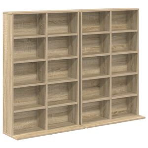 vidaXL CD skapis 2 gab. Sonomas ozols 65 x 23,5 x 97,5 cm