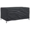 vidaXL Mēbeļu pārklājs Vienkrāsains Melna 172 x 113 x 73 cm 210D