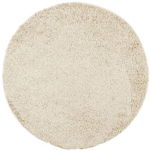 vidaXL paklājs PAMPLONA, &Oslash; 160 cm, Shaggy, moderns, zelta
