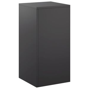 vidaXL Augu statīvs Melns 30 x 30 x 60 cm Tērauds