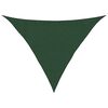 vidaXL saulessargs, 160 g/m&sup2;, tum&scaron;i zaļ&scaron;, 3,5x3,5x4,9 m, HDPE