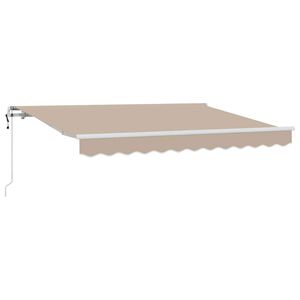 vidaXL Nolokāms markīze Bē&scaron;a 350 x 200 cm audums