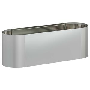 vidaXL Paaugstināta dārza gulta Cinkota tērauda 120 x 40 x 40 cm
