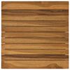 vidaXL Galda virsma 40 x 40 x 3,5 cm Kvadrātveida Ciets tek&scaron;a koks