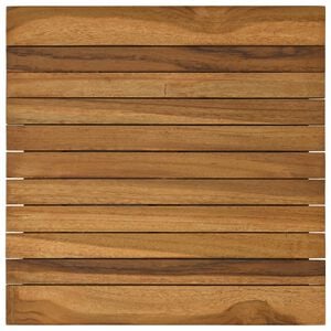 vidaXL Galda virsma 40 x 40 x 3,5 cm Kvadrātveida Ciets tek&scaron;a koks
