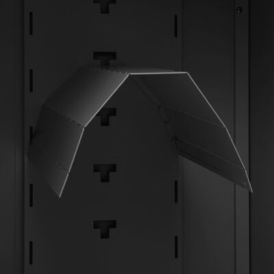 vidaXL seglu skapis, antracītpelēks, 53x53x140 cm, tērauds