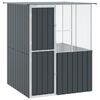 vidaXL Putnu būris Antracīts 165 x 165 x 200 cm Cinkots tērauds