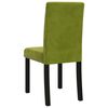 vidaXL virtuves krēsli, 6 gab., gai&scaron;i zaļ&scaron; samts