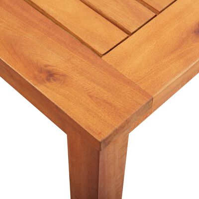 vidaXL dārza galds, 150x90x74 cm, akācijas masīvkoks