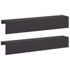 vidaXL Dārza apmales nosegprofils 2 gab. 100 x 20 x 15 cm Tērauds