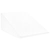 vidaXL Kājas spilvens Vienkrāsains Balts 60 x 50 x 30 cm Atmiņas putas