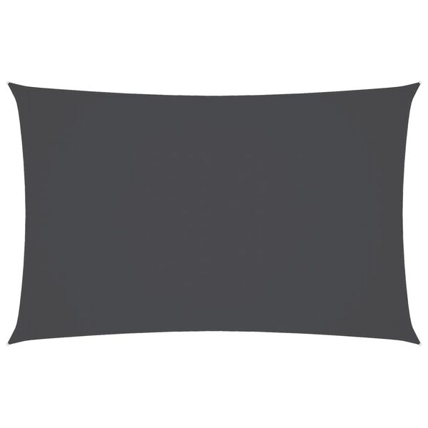 vidaXL saulessargs, taisnstūra, 3x6 m, antracītpelēks oksforda audums