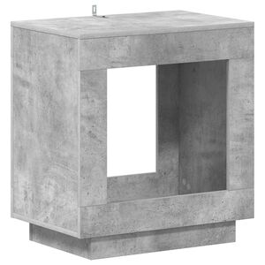 vidaXL Sānu galds Betona pelēks 60 x 40 x 65 cm Inženierijas koks