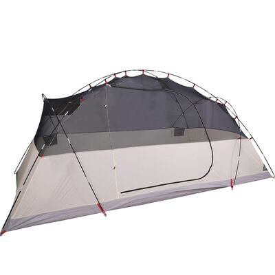 vidaXL kempinga telts 8 personām, zaļa, ūdensnecaurlaidīga