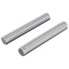 vidaXL Vītņu stienis 2 pcs Sudraba 8 x 55 mm Tērauds