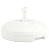 vidaXL saulessarga pamatne, balta, 20 L, plastmasas rotangpalma
