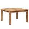 vidaXL Kafijas galdiņ&scaron; Brūna 60 x 60 x 36 cm Ciets tek&scaron;a koks