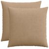 vidaXL Spilvenu pārvalks 2 pcs HEERLEN Brūna 70 x 70 cm kordurojs