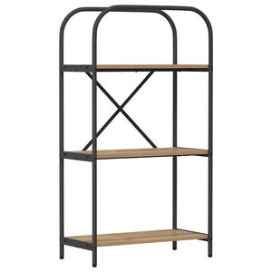vidaXL Grāmatu plaukts 3 līmeņi 60 x 30 x 109 cm Inženierijas koks