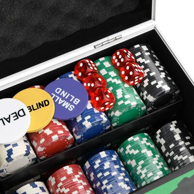 vidaXL pokera žetonu komplekts, 300 gab., 11,5 g