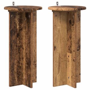vidaXL Augu statīvs 2 gab. Vecs koks 29,5 x 29,5 x 60 cm