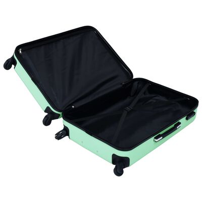 vidaXL cieto koferu komplekts, 3 gab., ABS, piparmētru zaļi