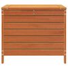 vidaXL dārza kājsoliņš, vaska brūnas, 62x63,5x53,5 cm, priedes koks