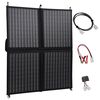 vidaXL salokāms saules paneļa lādētājs, 80 W, 12 V