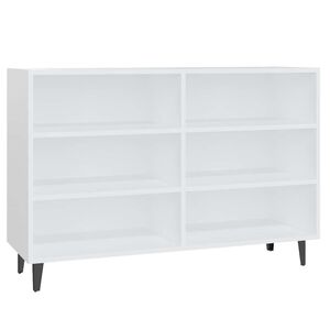 vidaXL kumode, 103,5x35x70 cm, inženierijas koks, balta