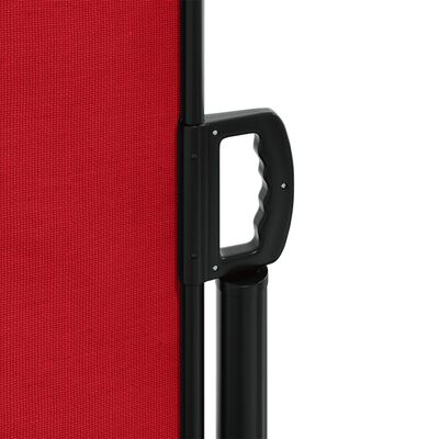 vidaXL izvelkams sānu aizslietnis, sarkans, 160x600 cm
