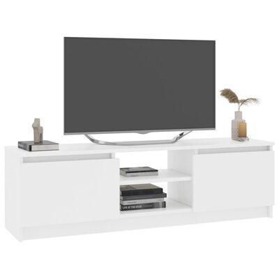 vidaXL TV skapītis, 120x30x35,5 cm, balts, skaidu plāksne