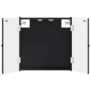 vidaXL Dartboard skapis EDE Melns 52,5 x 10,5 x 53,5 cm