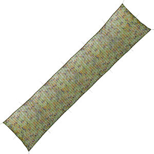 vidaXL kamuflāžas tīkls ar uzglabā&scaron;anas somu, 1,5x10 m