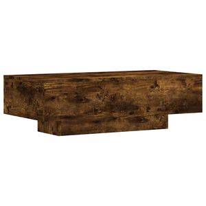 vidaXL kafijas galdiņ&scaron;, kvēpināta ozolkoka, 100x49,5x31 cm